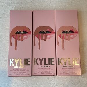 Lot of 3 KYLIE COSMETICS nude lip kits — NEVER USED — NEW & original packaging
